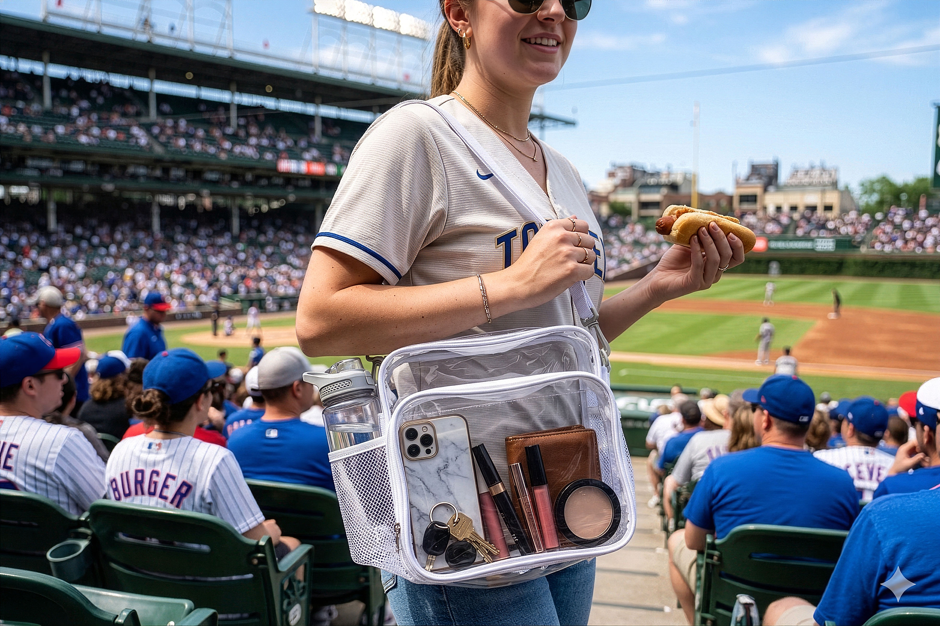 Clear Stadium Tote Bag