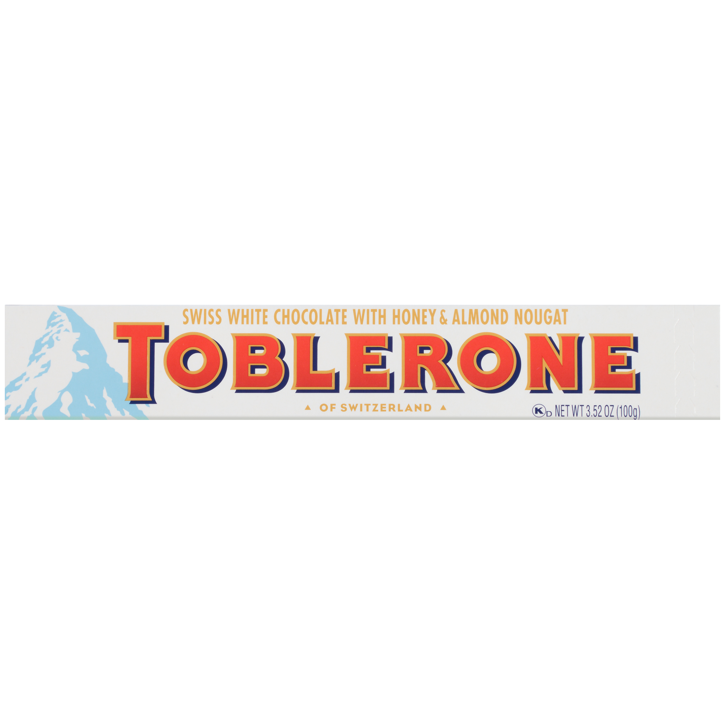 TOBLERONE White Chocolate 3.52 OZ 4X20