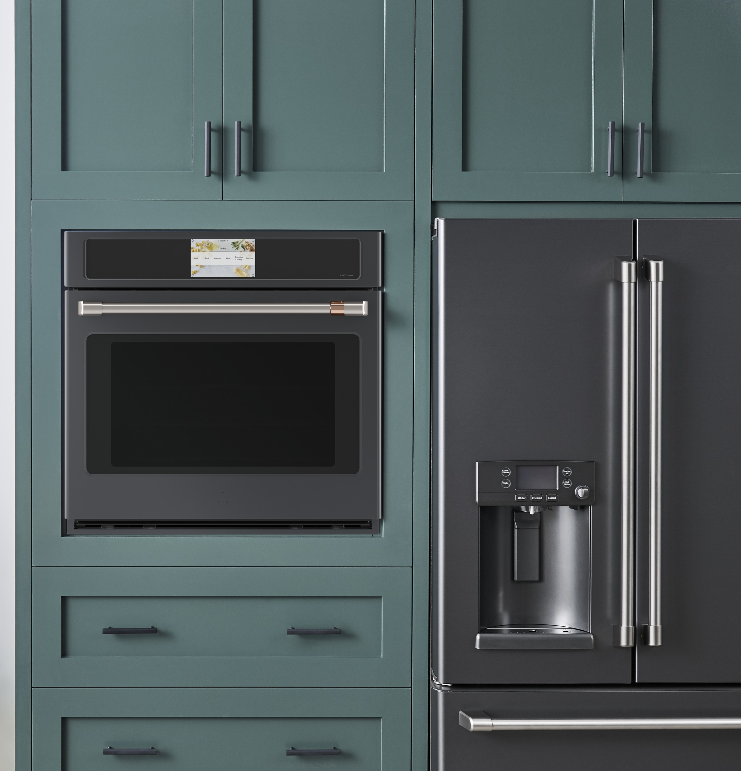 30" Width — Slf & Stm Cln — Conv Oven — 7" Full-Clr Tch LCD Scrn — 2x Roller Rck, Meat Prb — Prec Ckg, Hot-Air Fry, Stm-Assist — ADA Compliant — Connectable via built-in WiFi — Est Drop Date = JUN-26 view 6