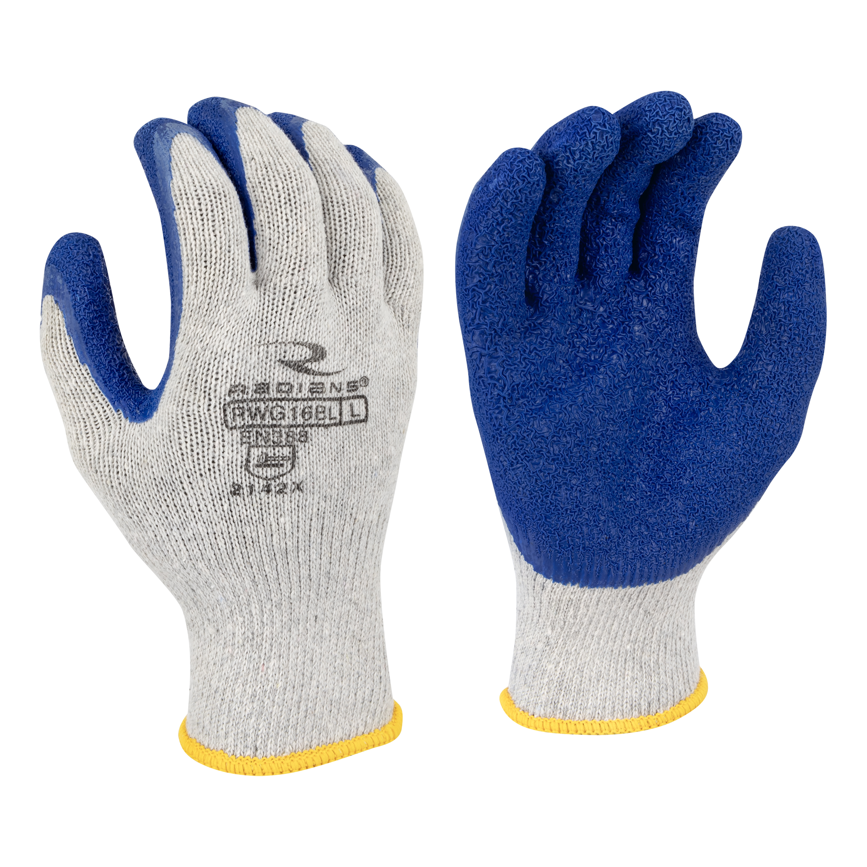 RWG16B Polyester Shell with Crinkle Latex Coated Palm - Size L