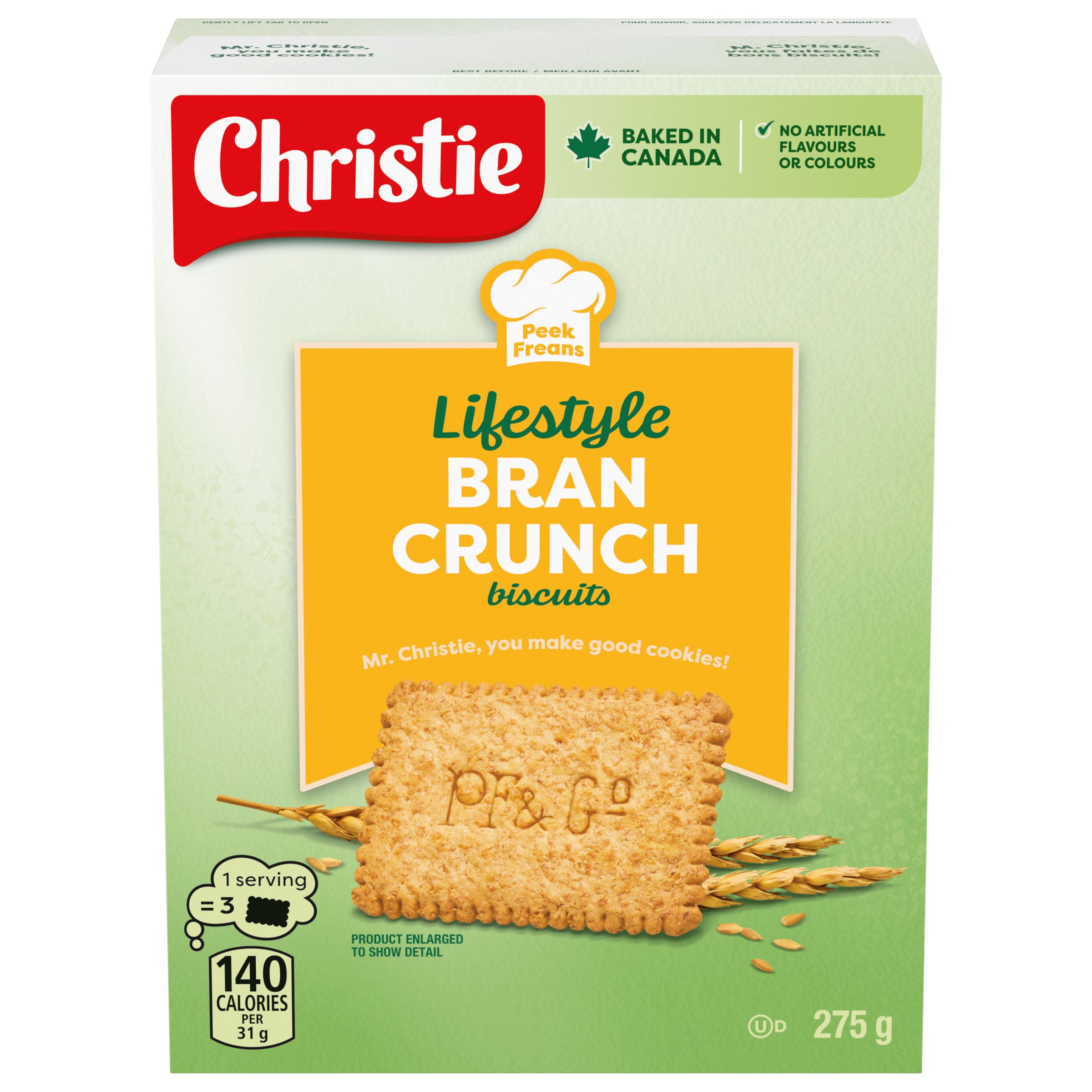 Peek Freans Lifestyle Bran Crunch Cookies, 275G