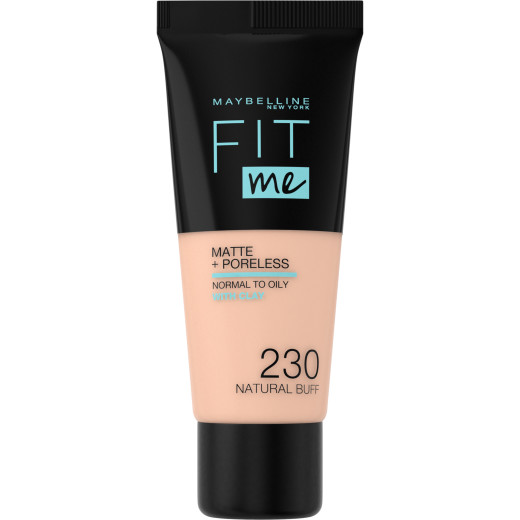 maybelline new york fit me matte+poreless fondöten - 230 natural buff