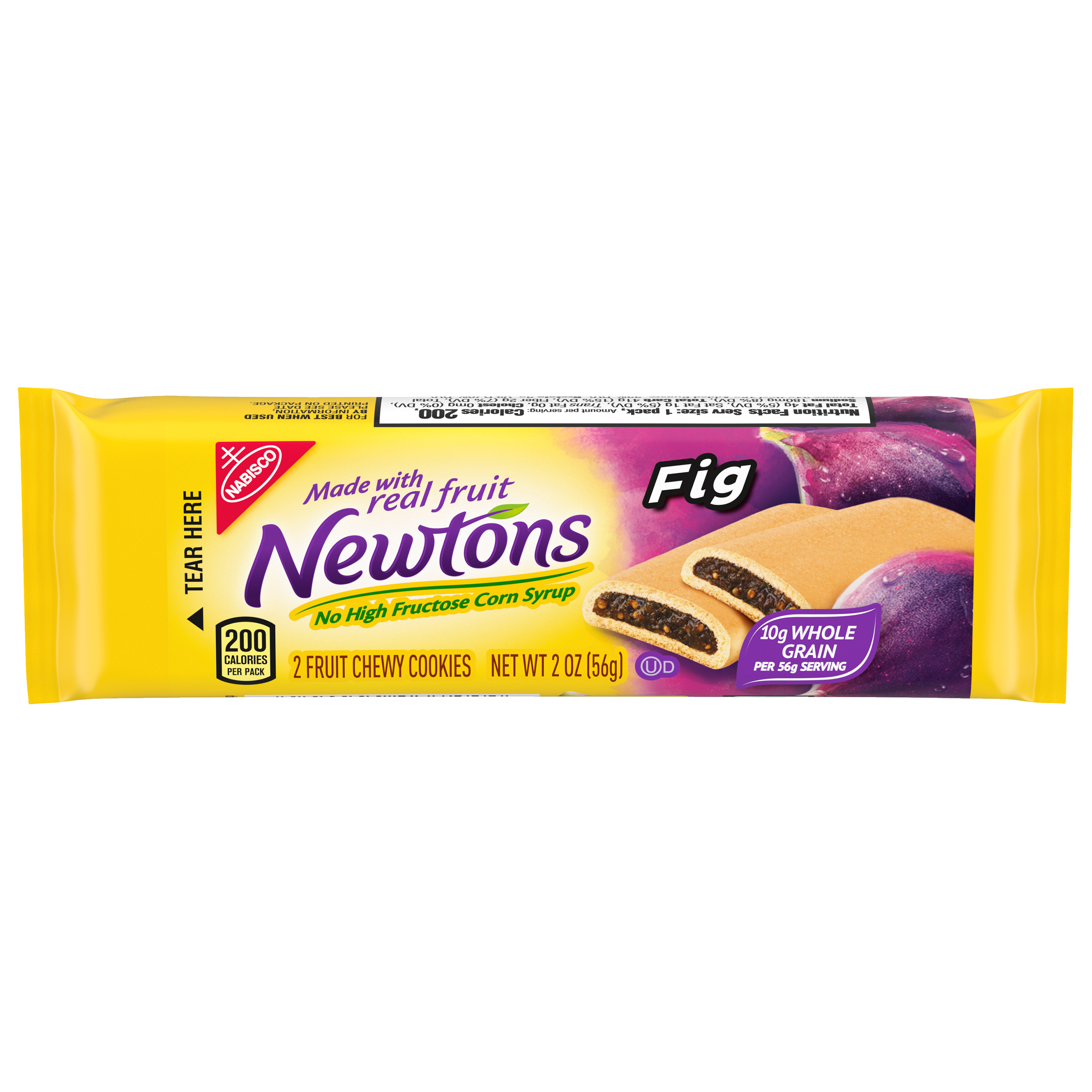 Newtons Soft & Fruit Chewy Fig Cookies, 2 oz Snack Pack (2 Cookies Per Pack)