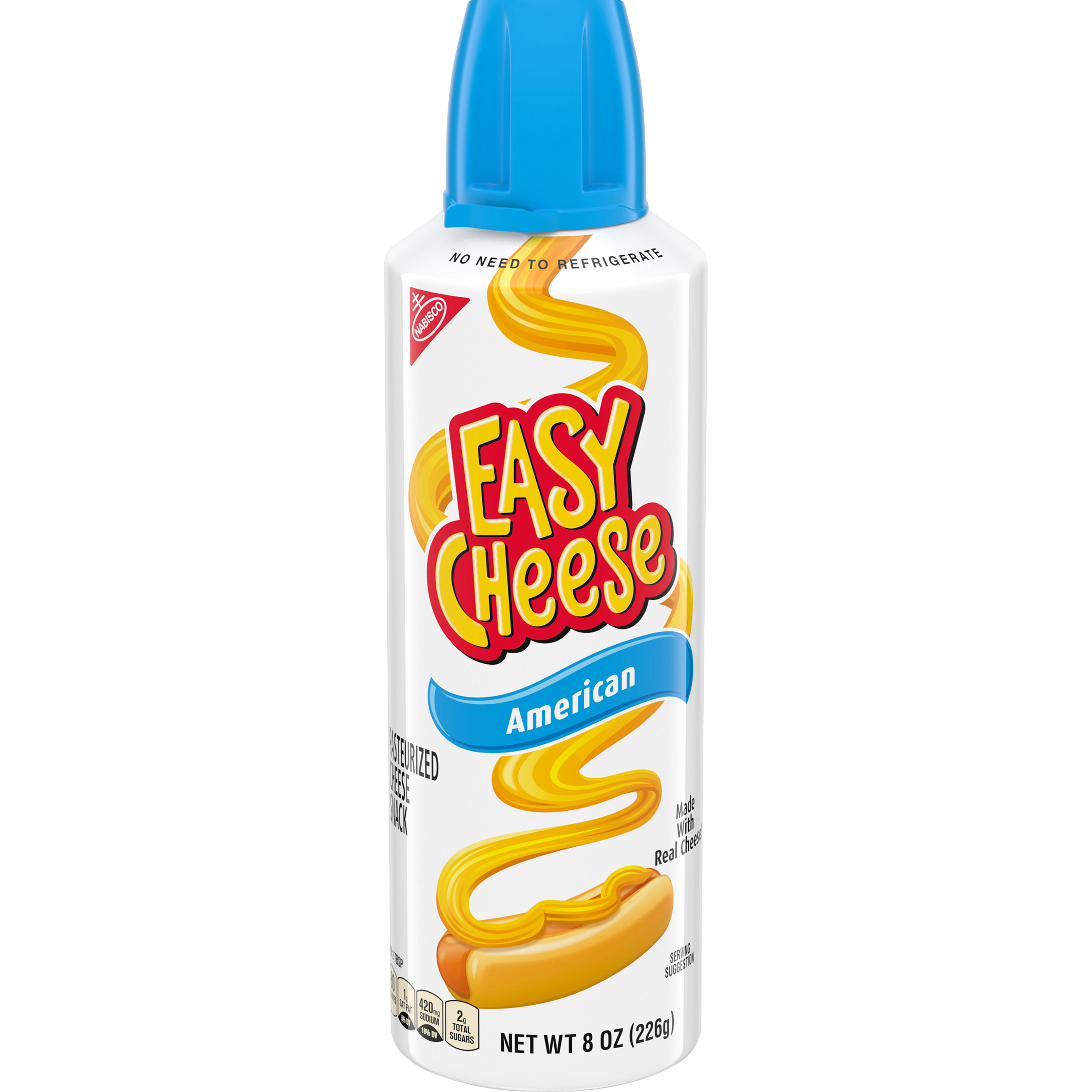 Easy Cheese American Cheese Snack, 8 oz-thumbnail-1
