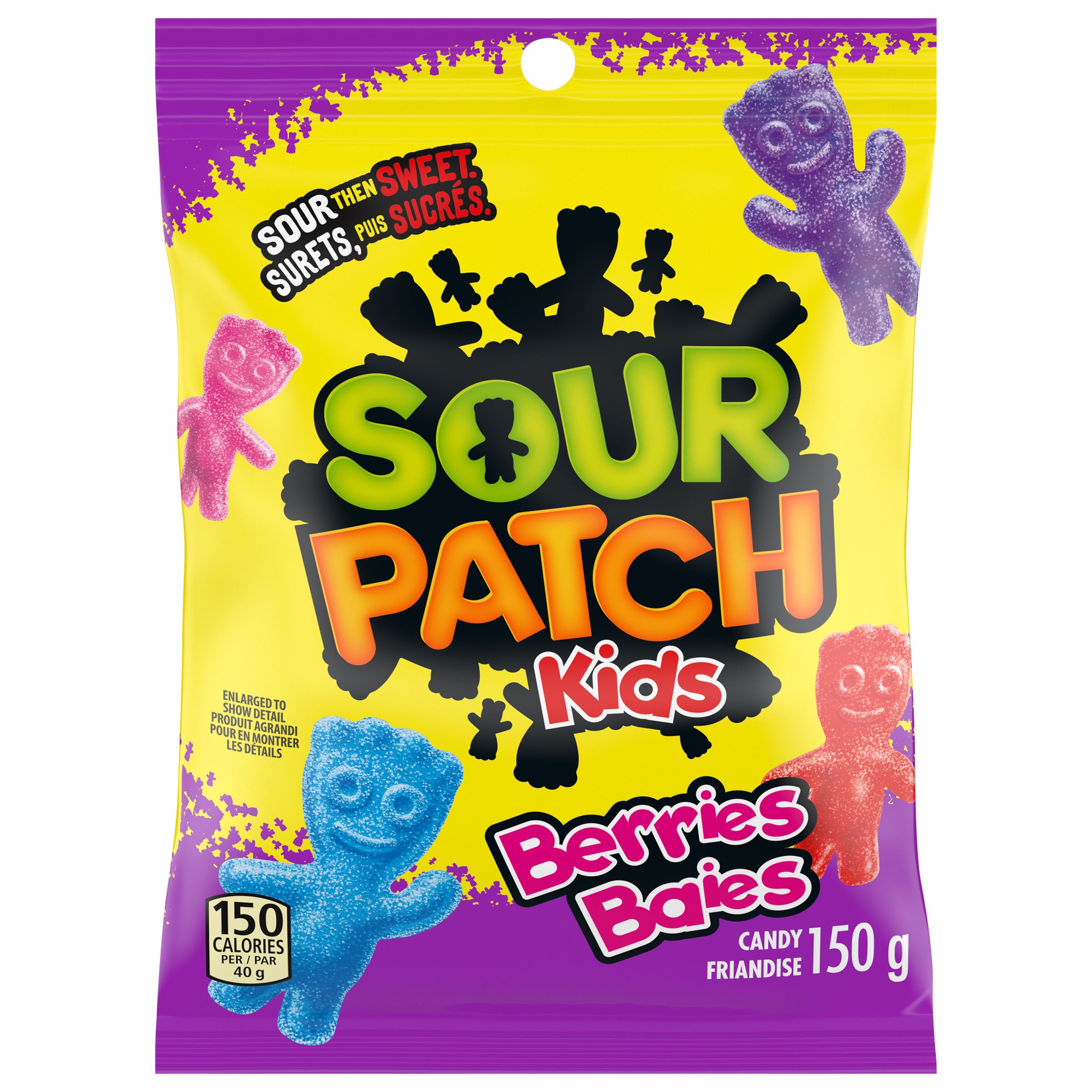 SOUR PATCH KIDS BERRIES, Sour then Sweet 150G