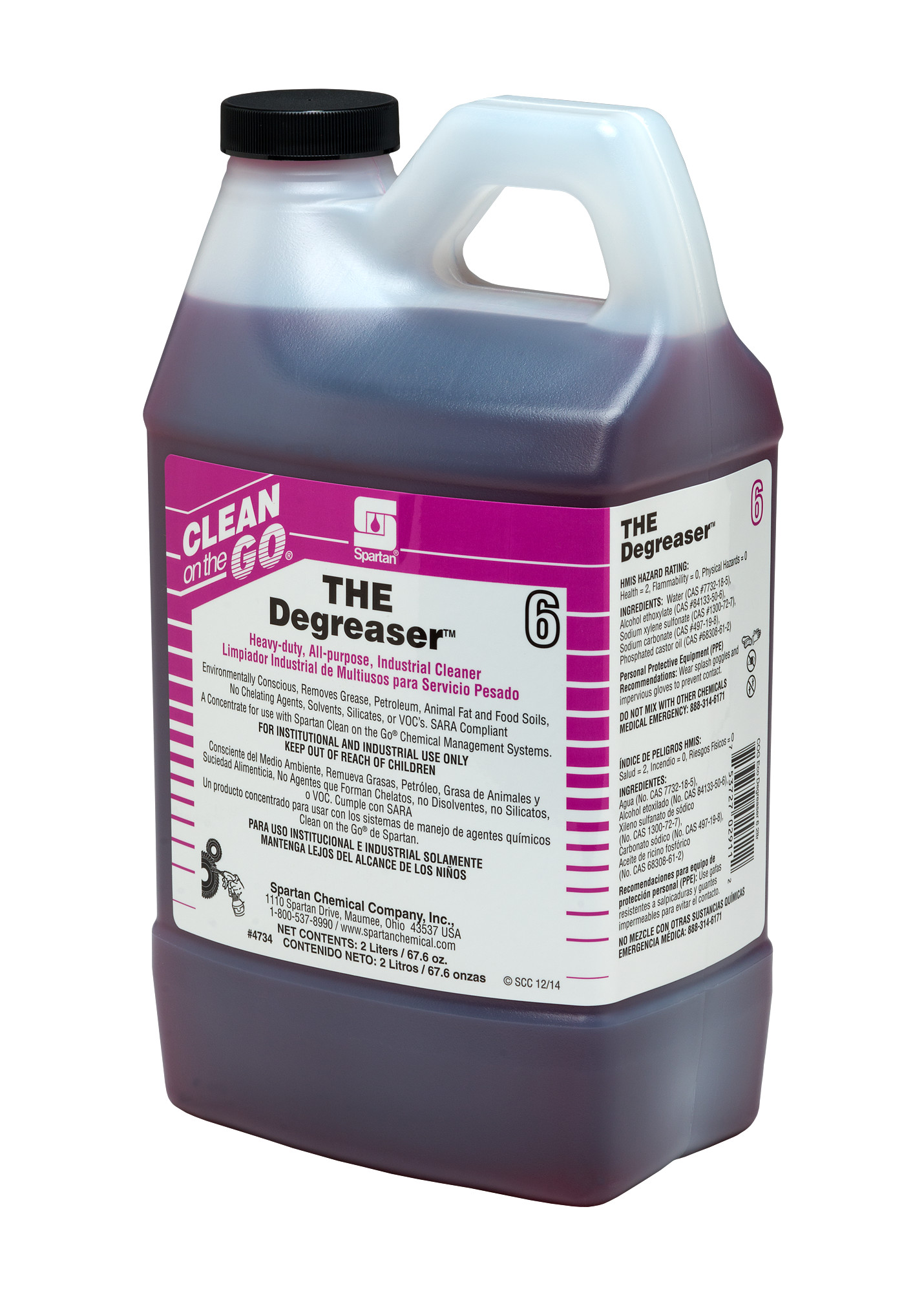 Spartan Chemical Company THE Degreaser 6, 2 LITER 4/CS
