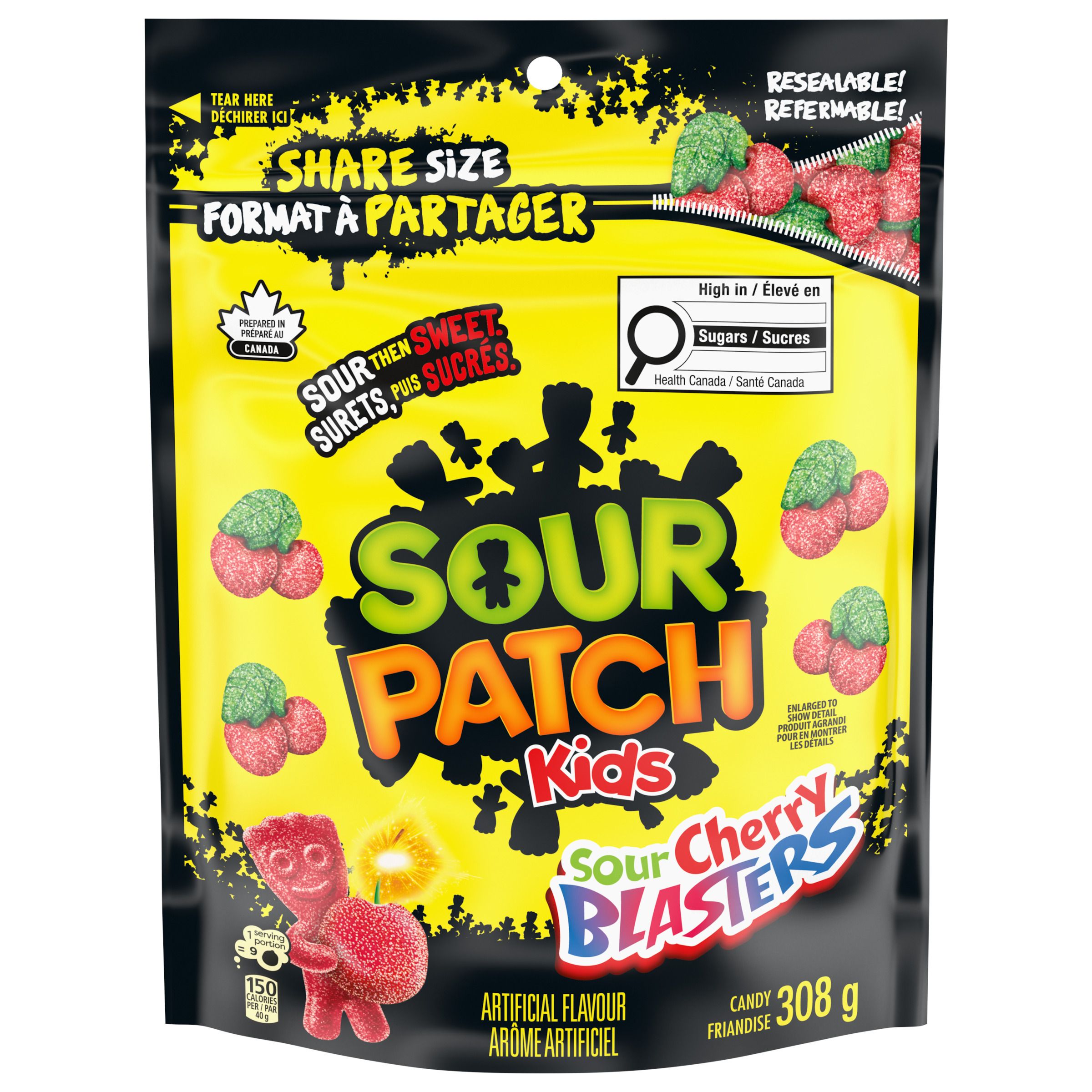 SOUR PATCH KIDS CHRY BLASTERS 308G-thumbnail-1