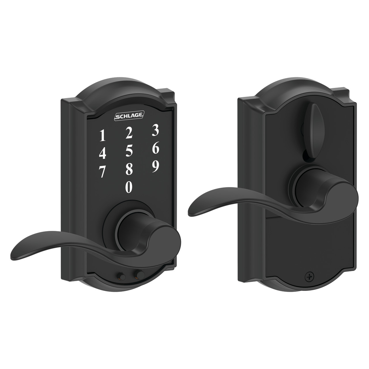 Schlage Touch™ Keyless Touchscreen Lever with Accent Lever
