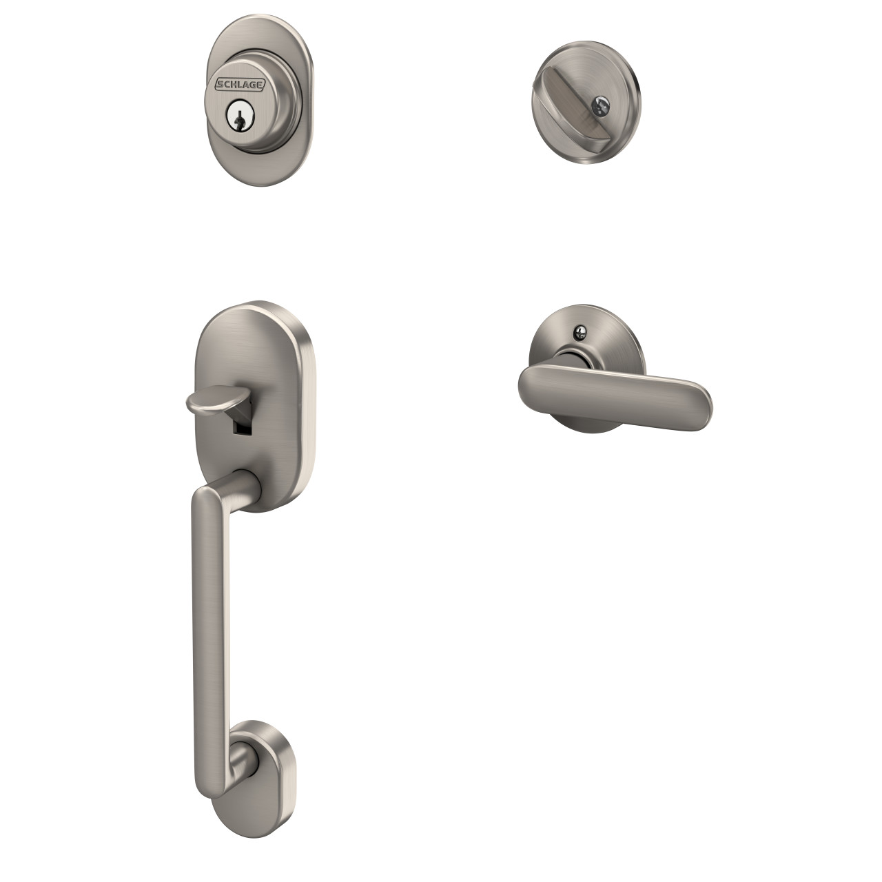 Single Cylinder Handleset and Davlin Lever