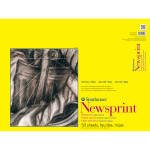 Strathmore 300 Series Newsprint Paper Pad Rough Finish Tape Binding 50 Sheet 18x24  inch 1 Count