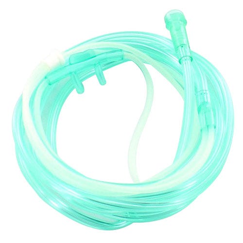 Nasal Cannula, Adult, 7', Non-Flared Tips  - 50/Case