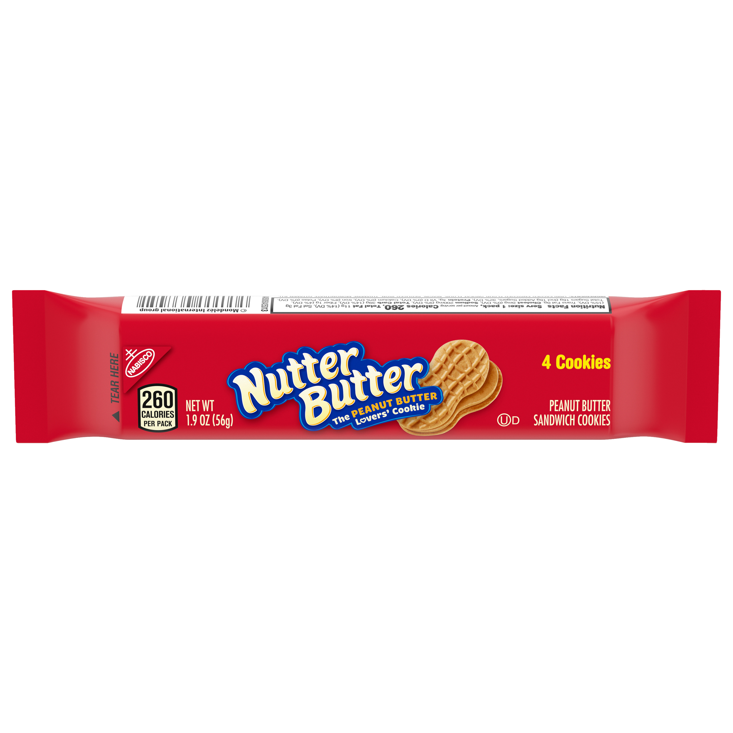 Nutter Butter Peanut Butter Sandwich Cookies, 12 Snack Packs (4 Cookies Per Pack)-thumbnail-2