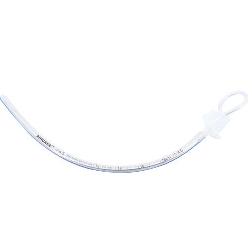 Each - AIRCARE® Endotracheal Tube Oral/Nasal w/Preloaded Stylet 4.5mm Uncuffed