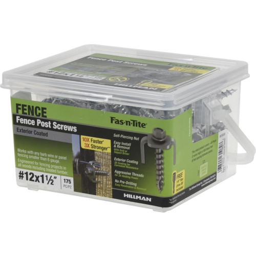 FasnTite ExteriorCoated Fence Post Screws (12 x 11/2") 175 pc