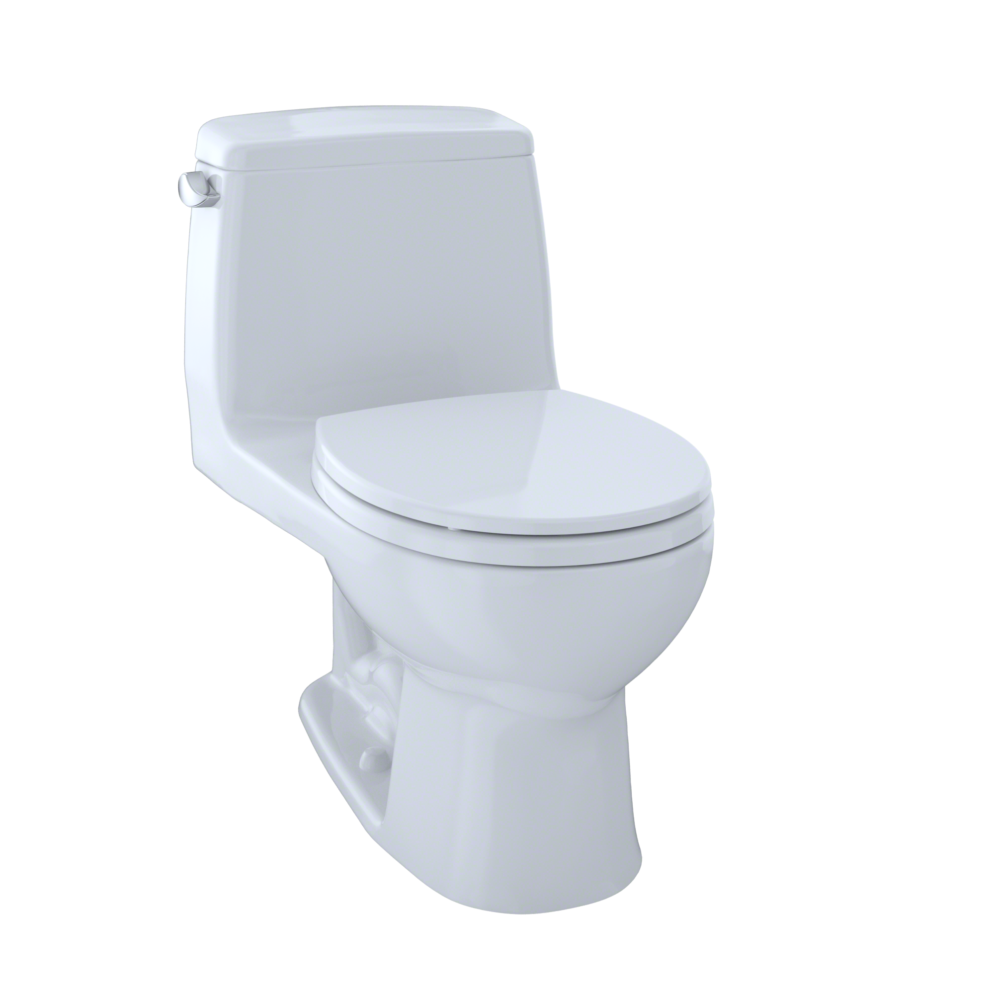 TOTO Ultimate One-Piece Round Bowl 1.6 GPF Toilet, Cotton White, Vitreous China, MS853113#01