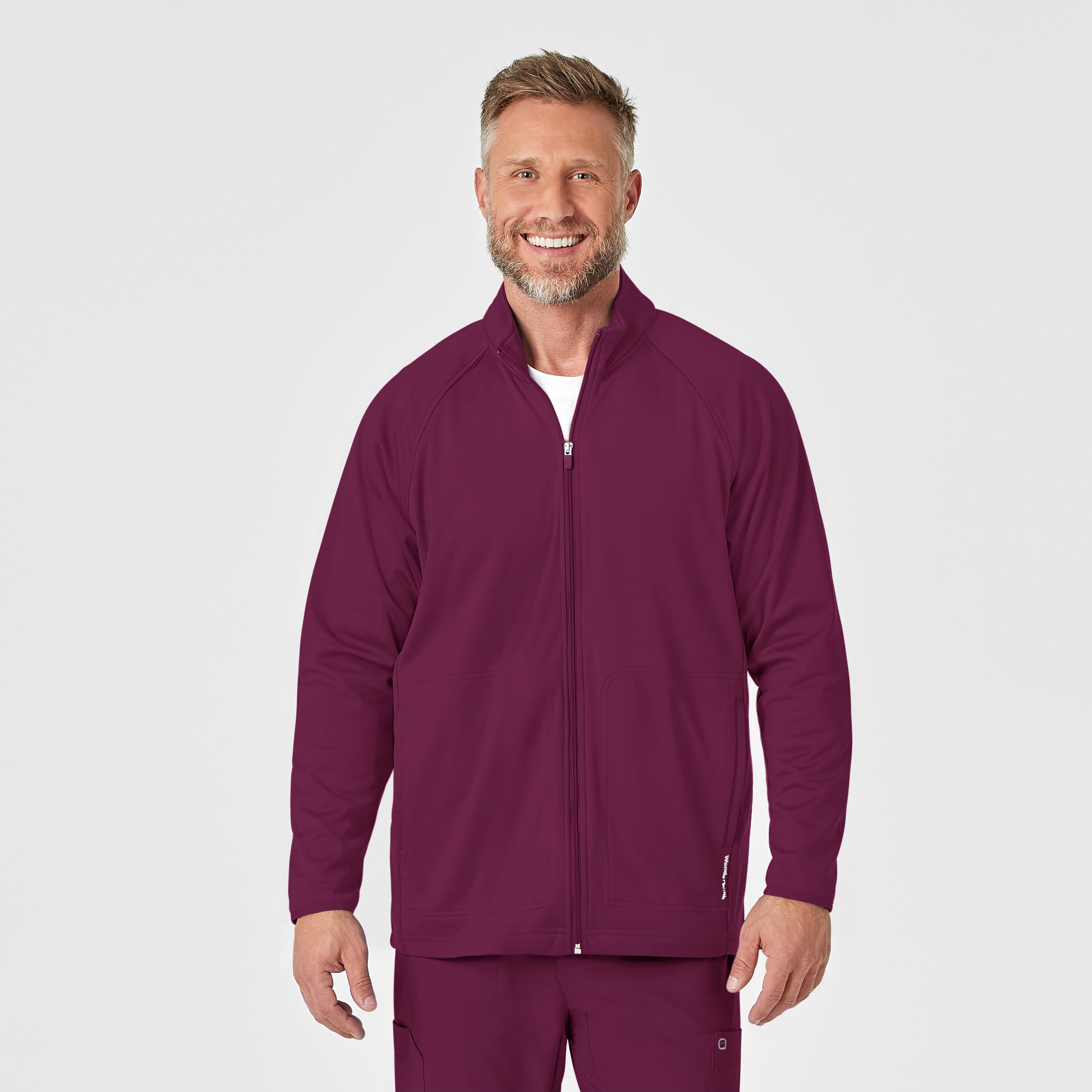 Men&#8216;s Fleece Full Zip Jacket-Wonder Wink