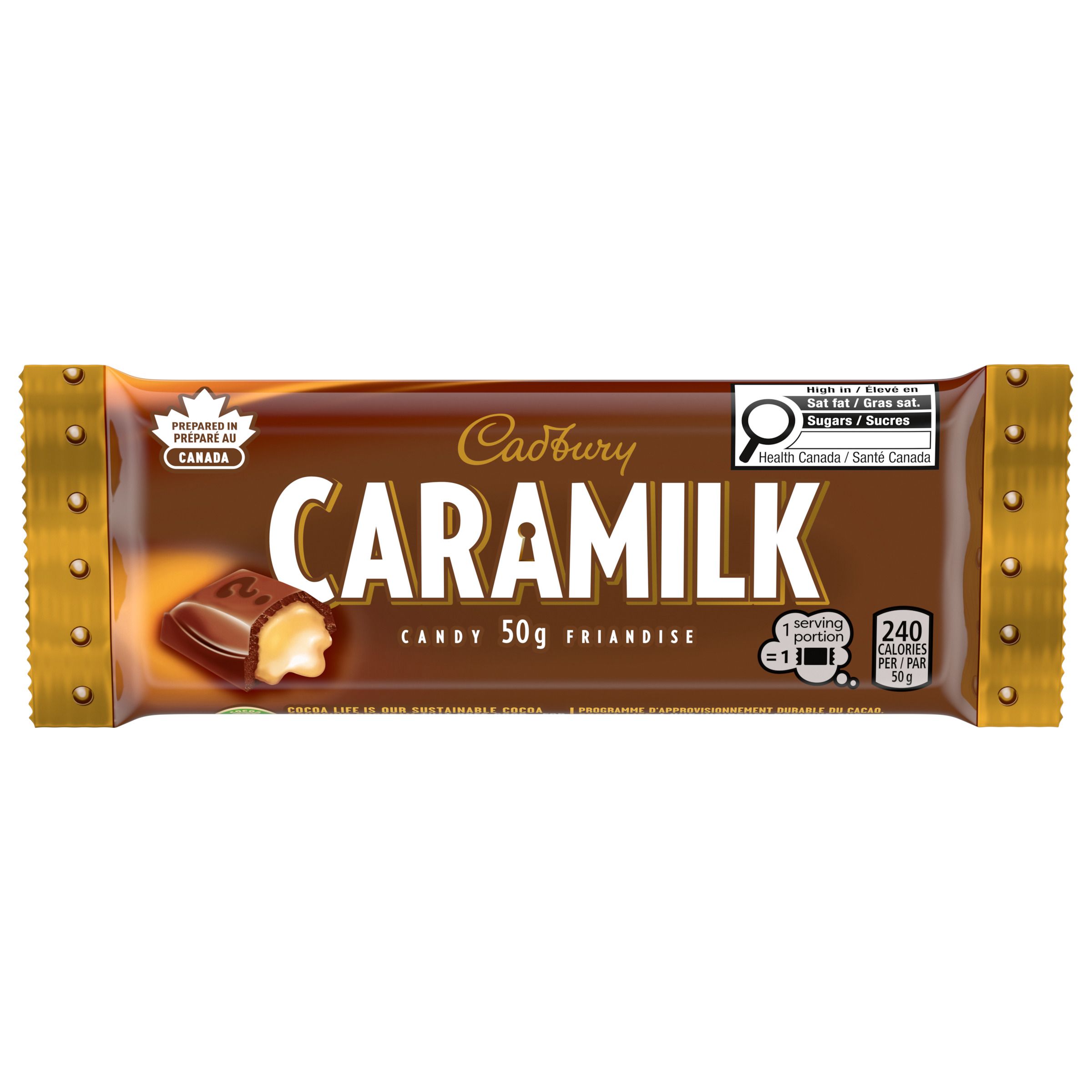 Cadbury Caramilk 50G Singles Chocolate Bar-thumbnail-1
