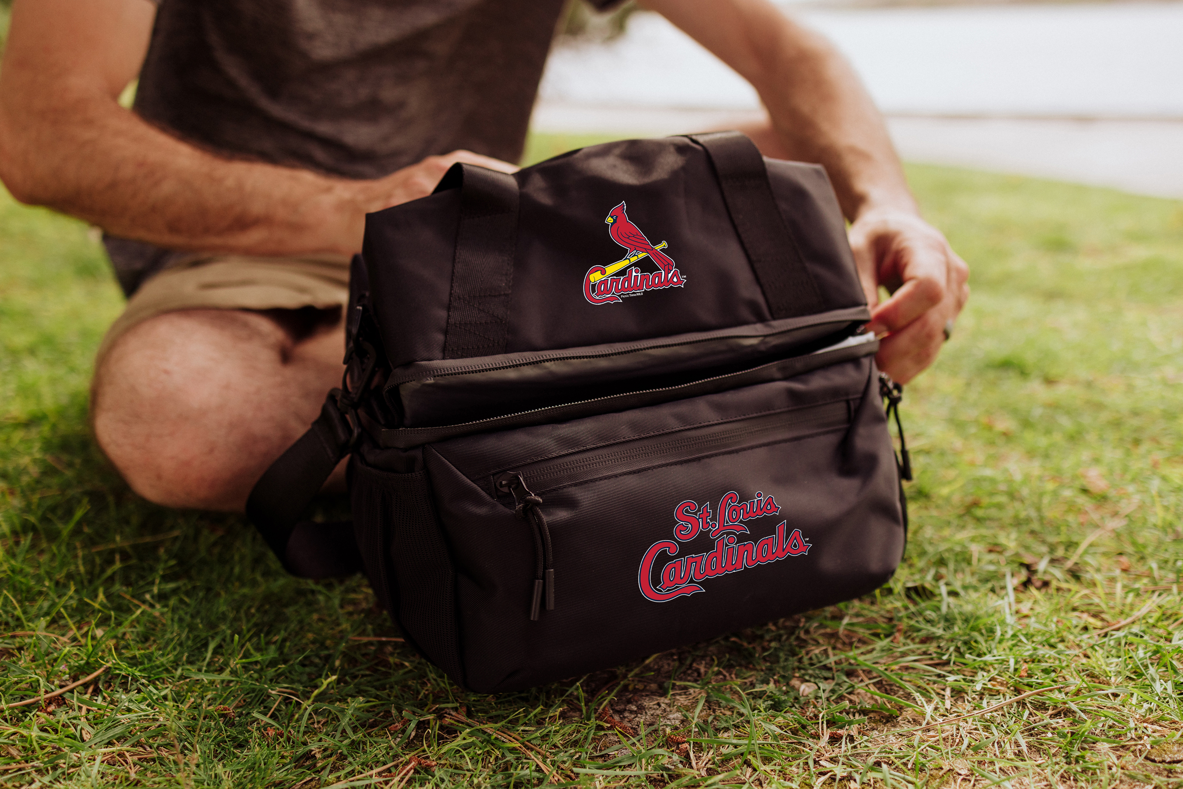 St. Louis Cardinals - Tarana Recycled Lunch Bag Cooler with Utensils