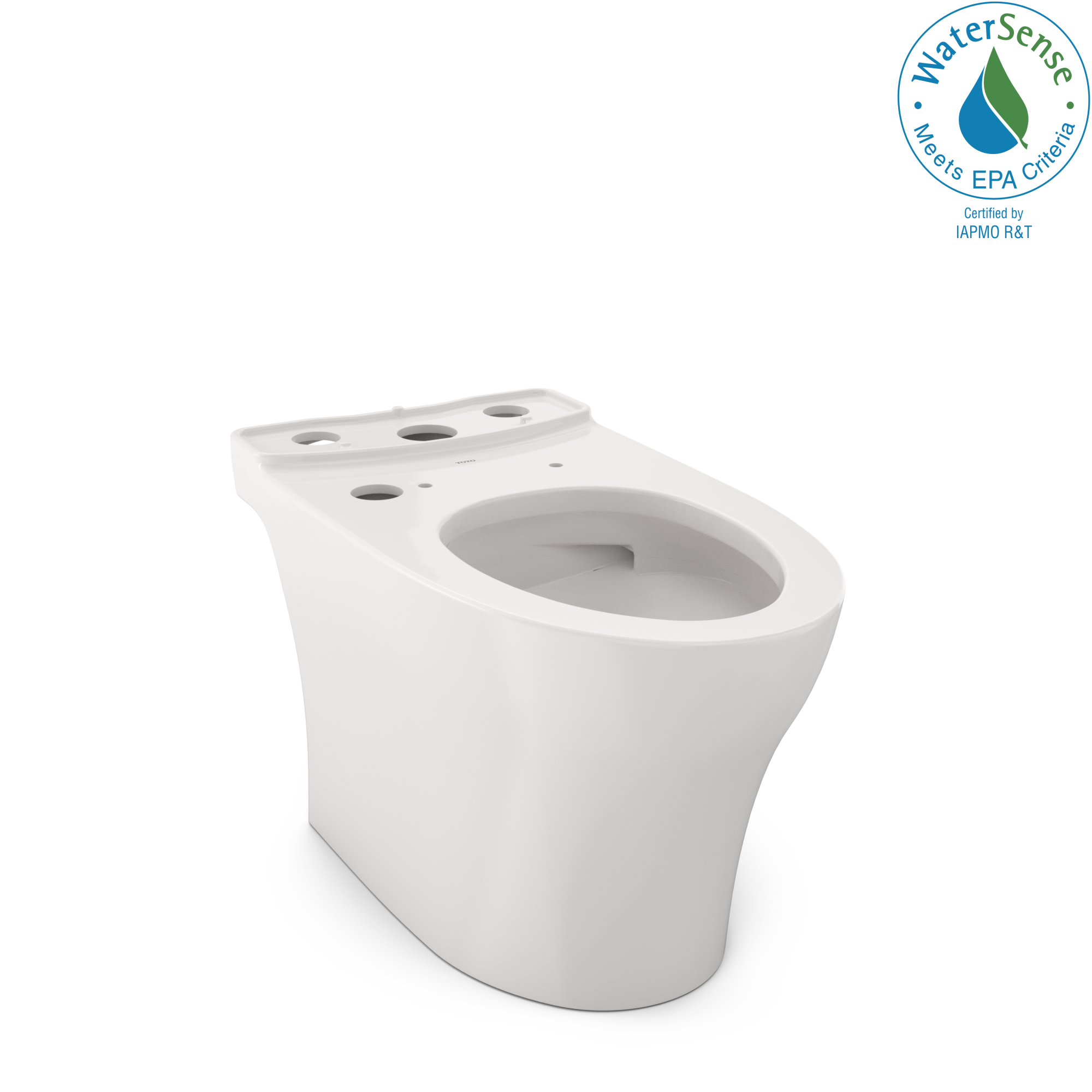 TOTO Aquia IV Elongated Universal Height Skirted Toilet Bowl with CEFIONTECT, WASHLET+ Ready, Colonial White, Vitreous China, CT446CEFGNT40#11