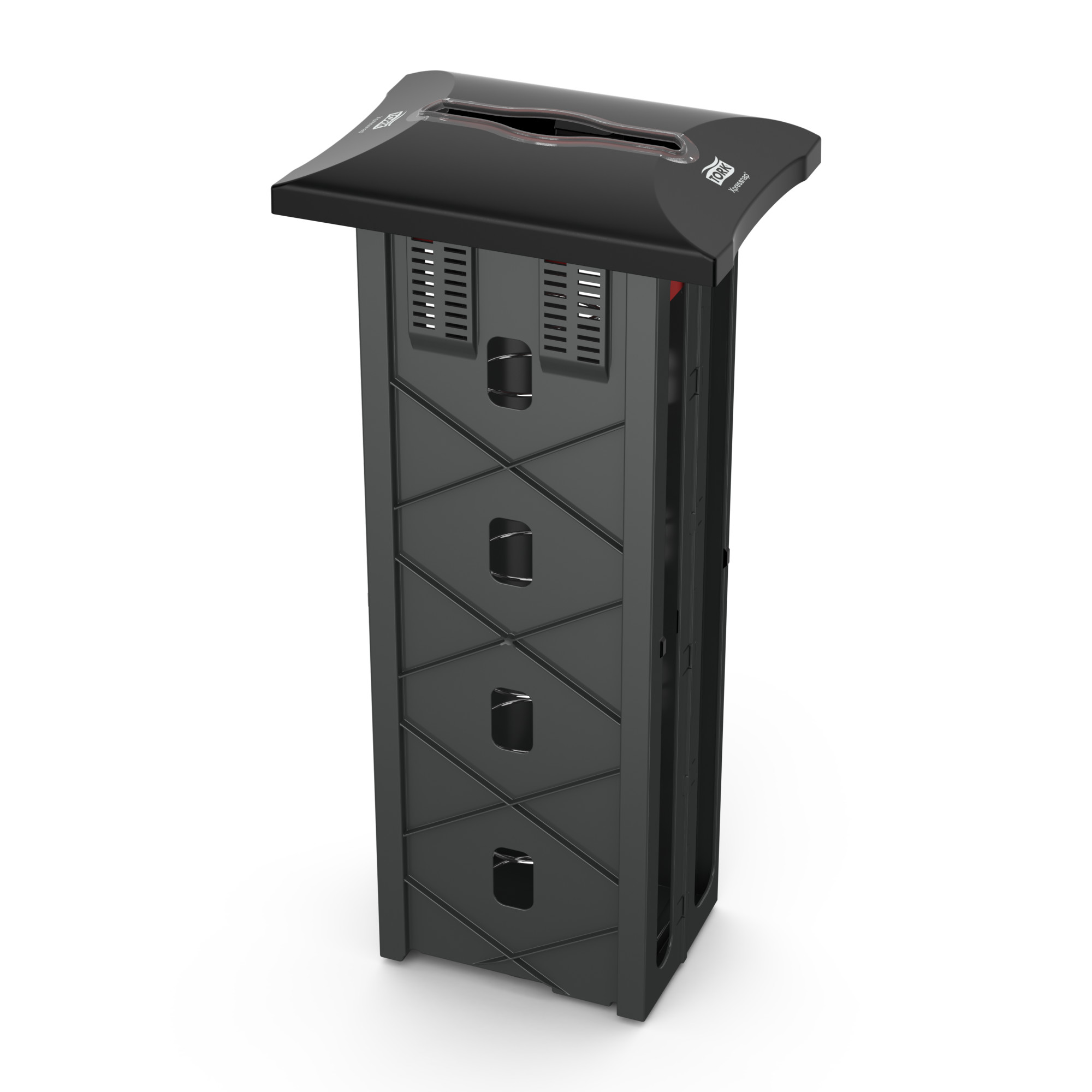 Servietdispenser, Indbygget, 54 cm, Sort, Plast, Tork Xpressnap N4