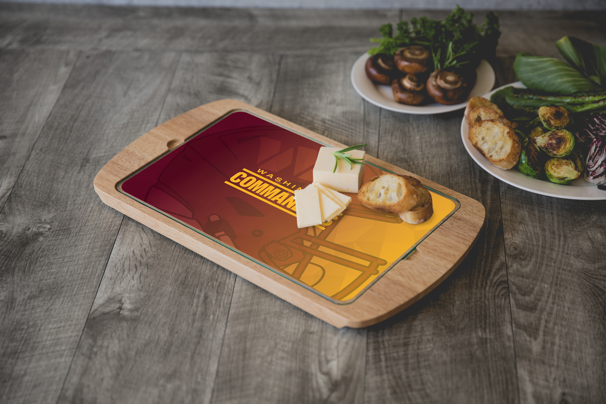 Washington Commanders - Billboard Glass Top Serving Tray