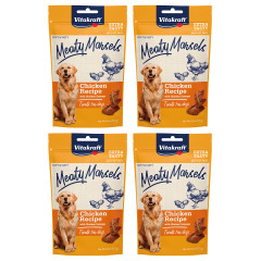 Image of Vitakraft Meaty Morsels Dog Treat, Chicken  Recipe with Sausage, Value-Pack, 4 Count 