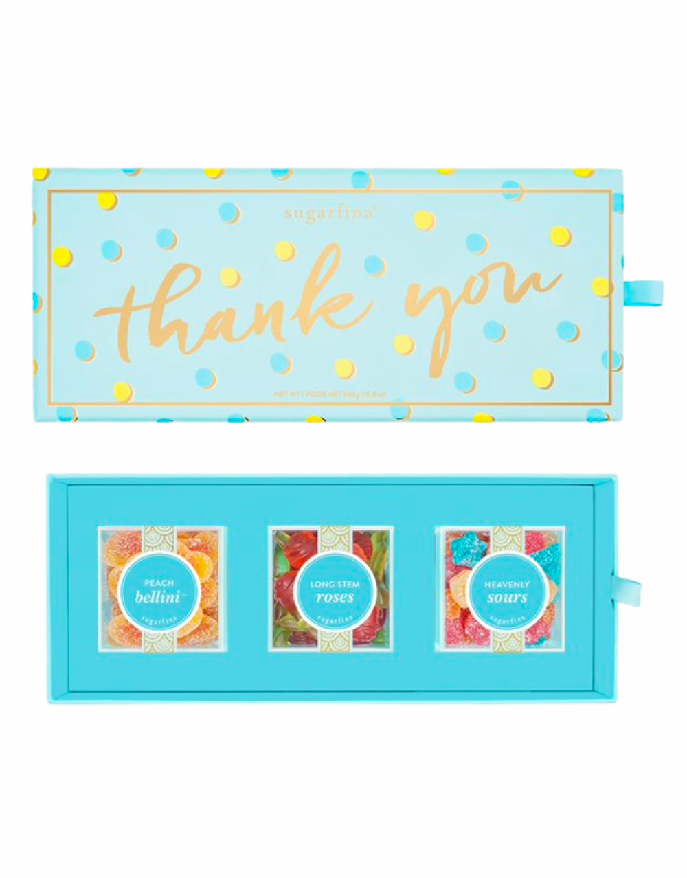 SUGARFINA "THANK YOU" 3 PIECE CANDY BENTO BOX