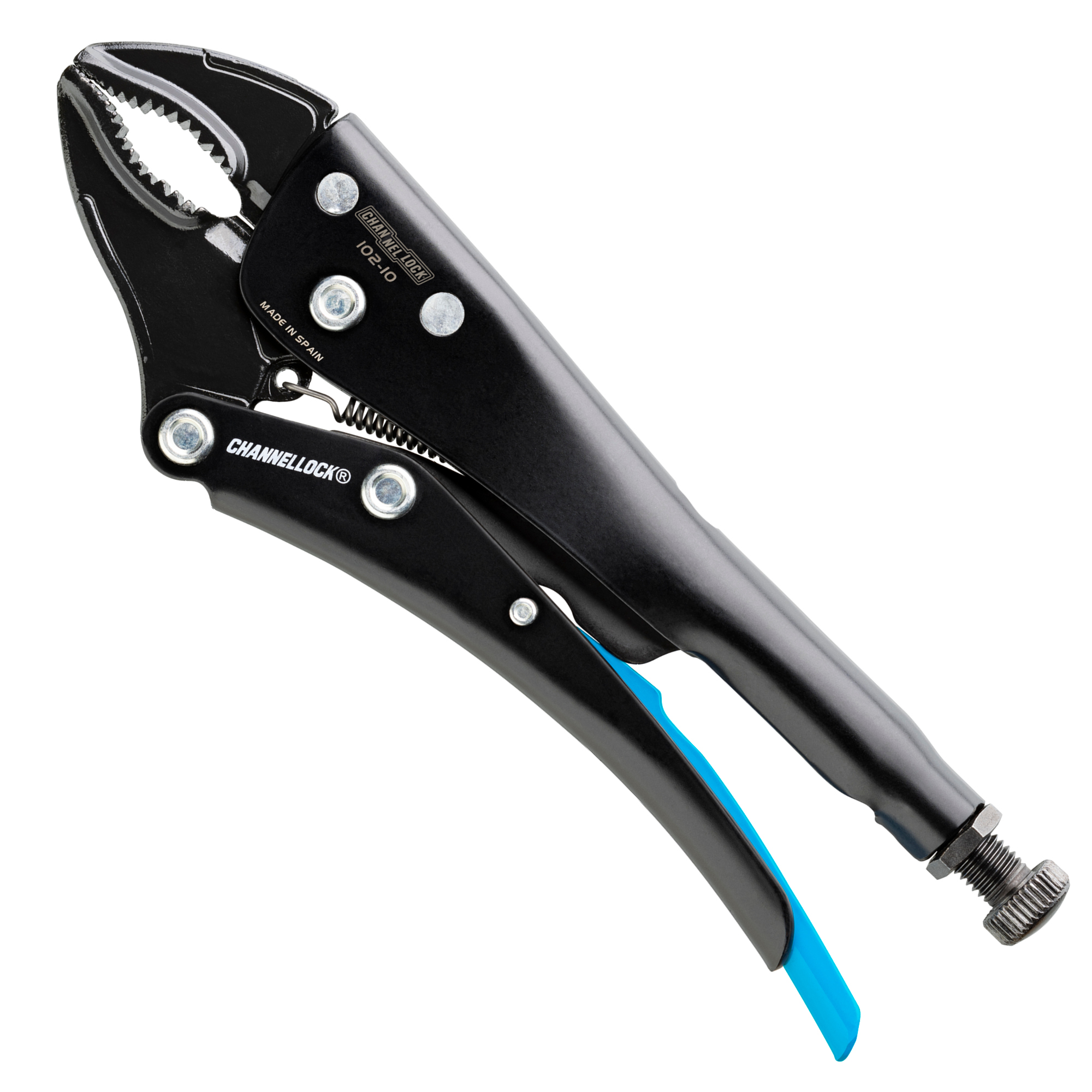 102-10 10-inch Curved Jaw Locking Pliers w/ Cutter