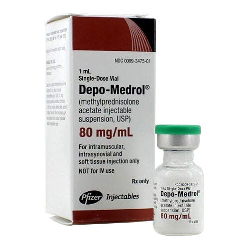 Depo-Medrol® 80mg/ml 1ml Single Dose Vial