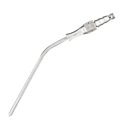 Frazier Ferguson Suction Tube, 12 Fr, 4 mm, Angled with Finger Cut-Off