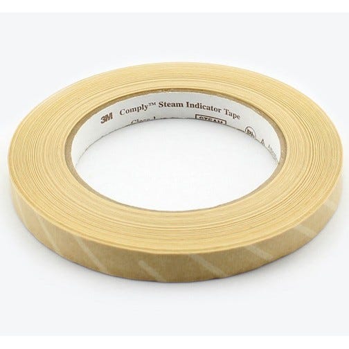 Comply™ Steam Autoclave Tape .47" x 60 yds,