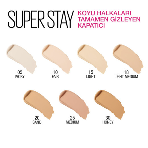  maybelline new york super stay kapatıcı