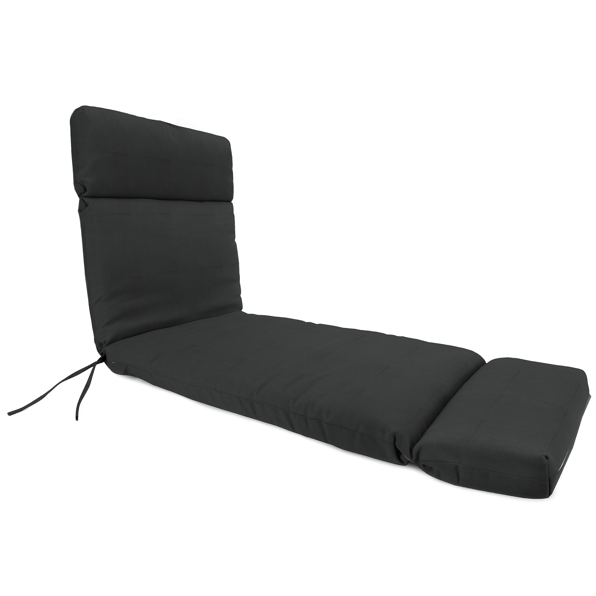 New Outdoor Patio Chaise Lounge Chair Cushion with Ties 75.5" x 22", UV Treated - Picture 8 of 12
