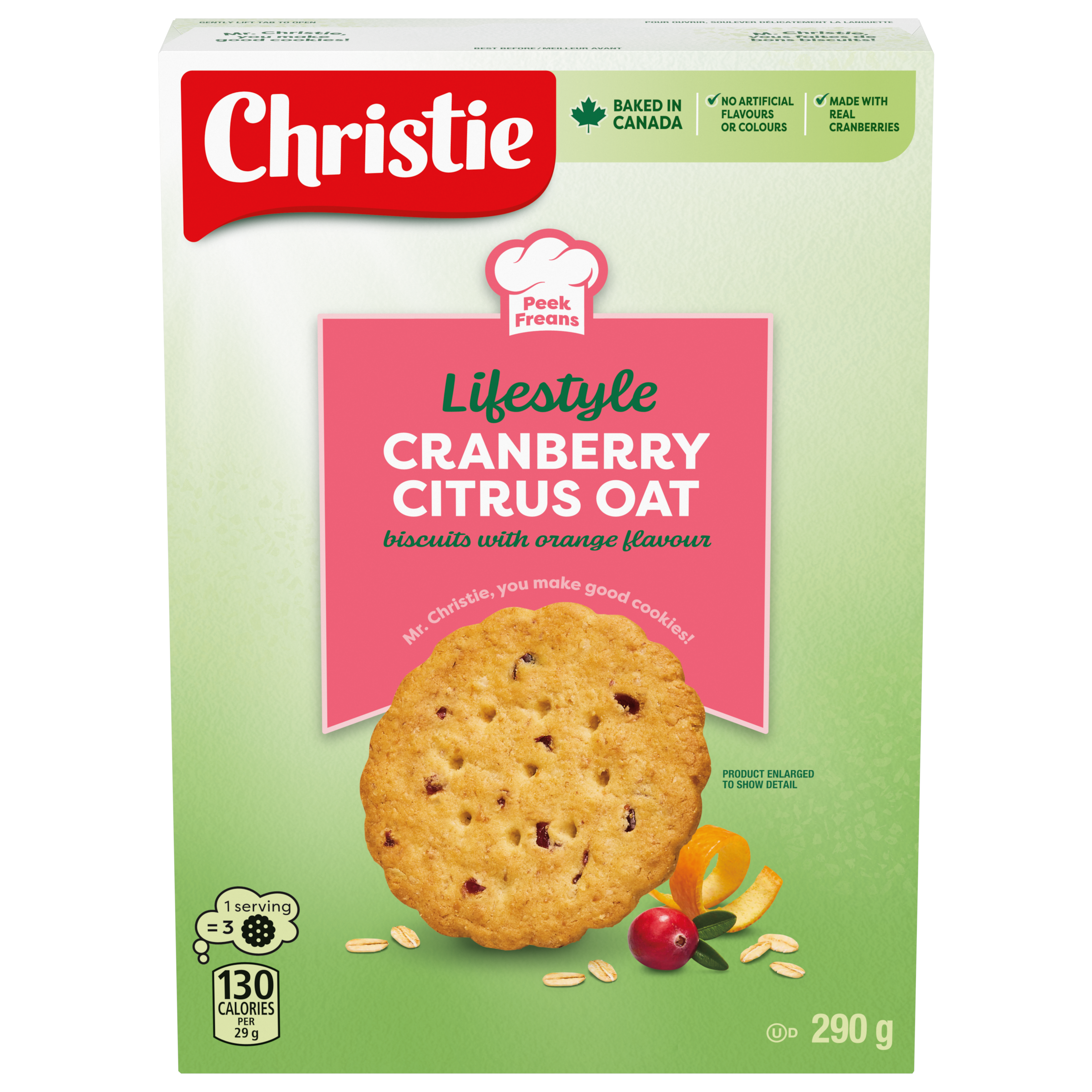 Peek Freans Lifestyle Cranberry Citris Oat Cookies, 290G-0