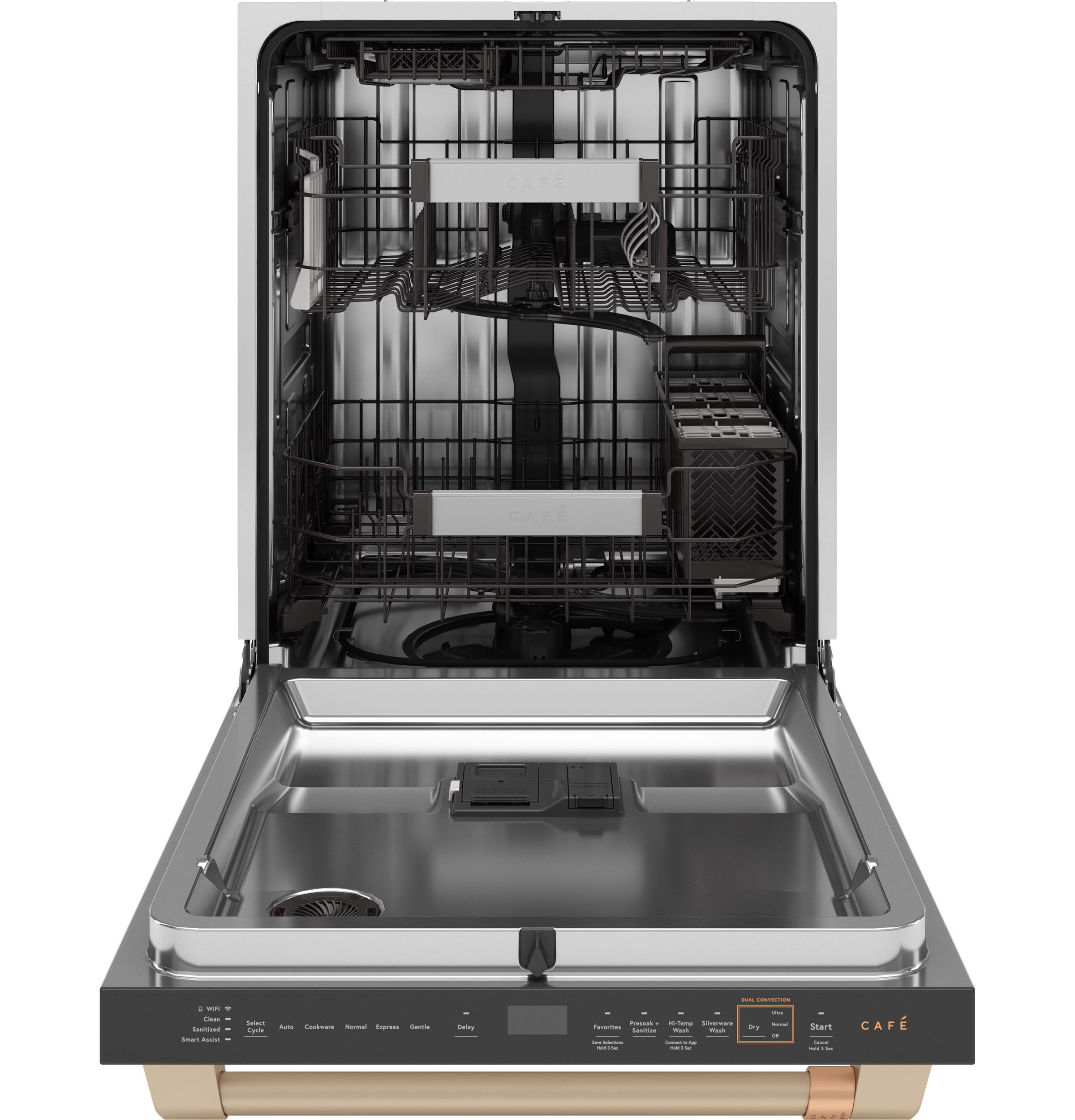 Cafe™ 24" Matte White Top Control Built In Dishwasher view 3