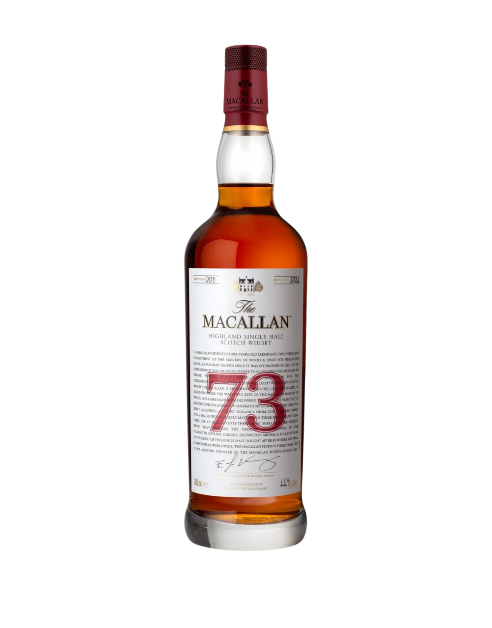 THE MACALLAN RED COLLECTION 73 YEAR OLD GUEST 2
