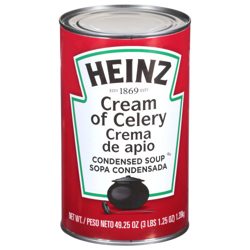  HEINZ Cream of Celery Soup, 49.25 oz. Can, (Pack of 12) 
