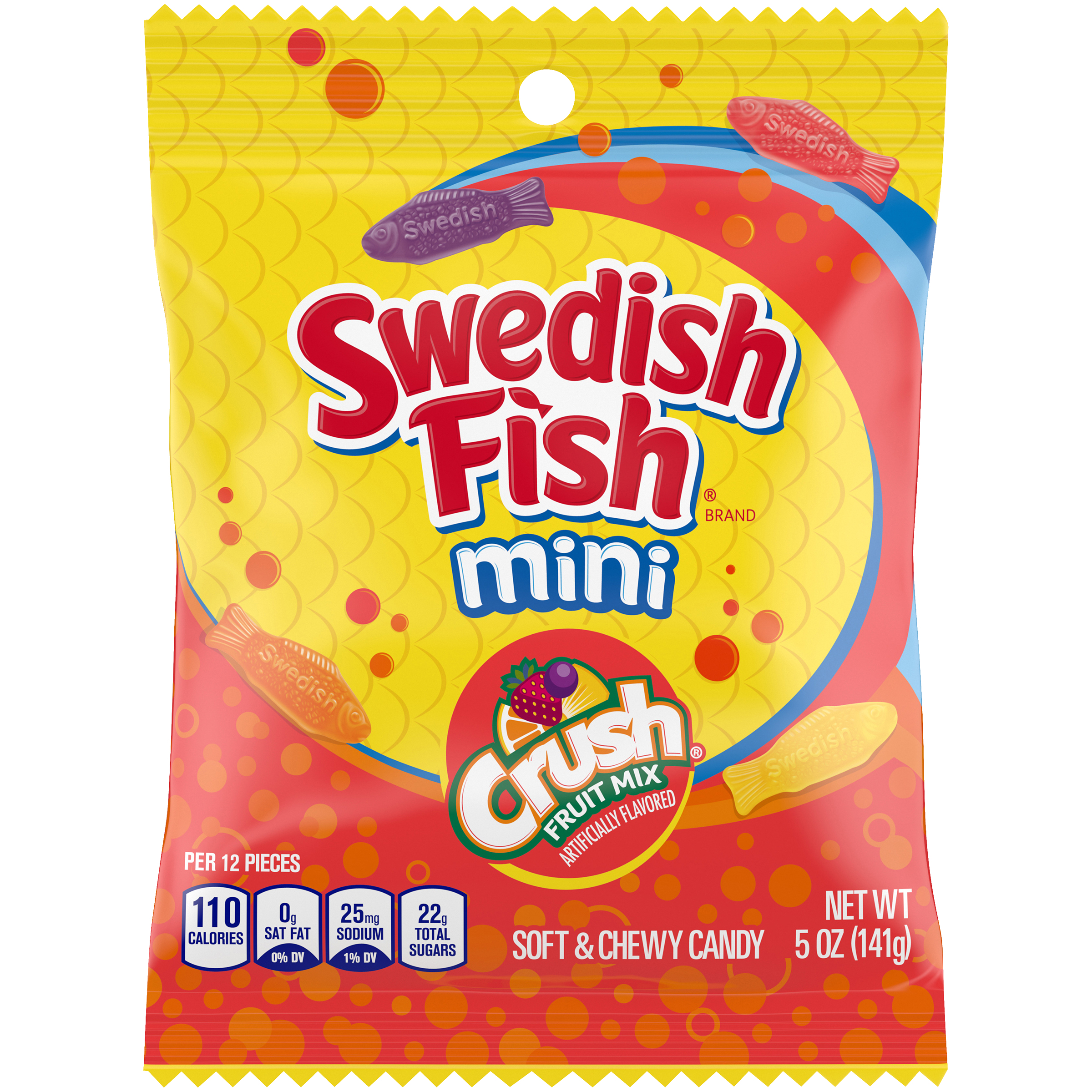 SWEDISH FISH - Crush - Peg Bag 5OZ