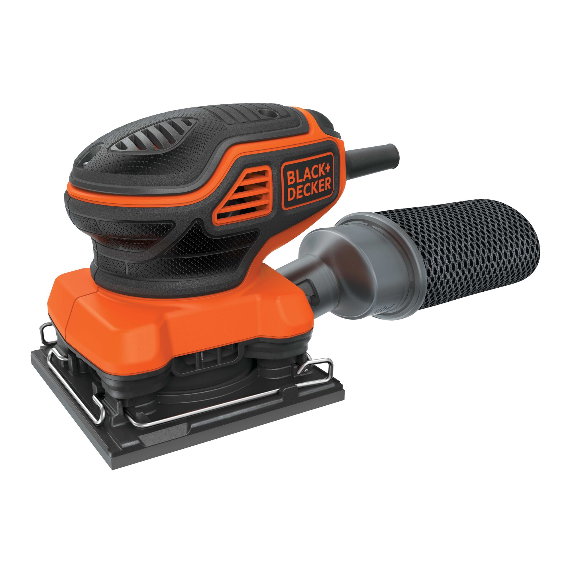 Quarter Sheet Orbital Sander with Paddle Switch Actuation.