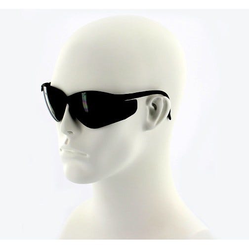 ProVision™ See-Breeze Eyewear Black Frame Grey Lens