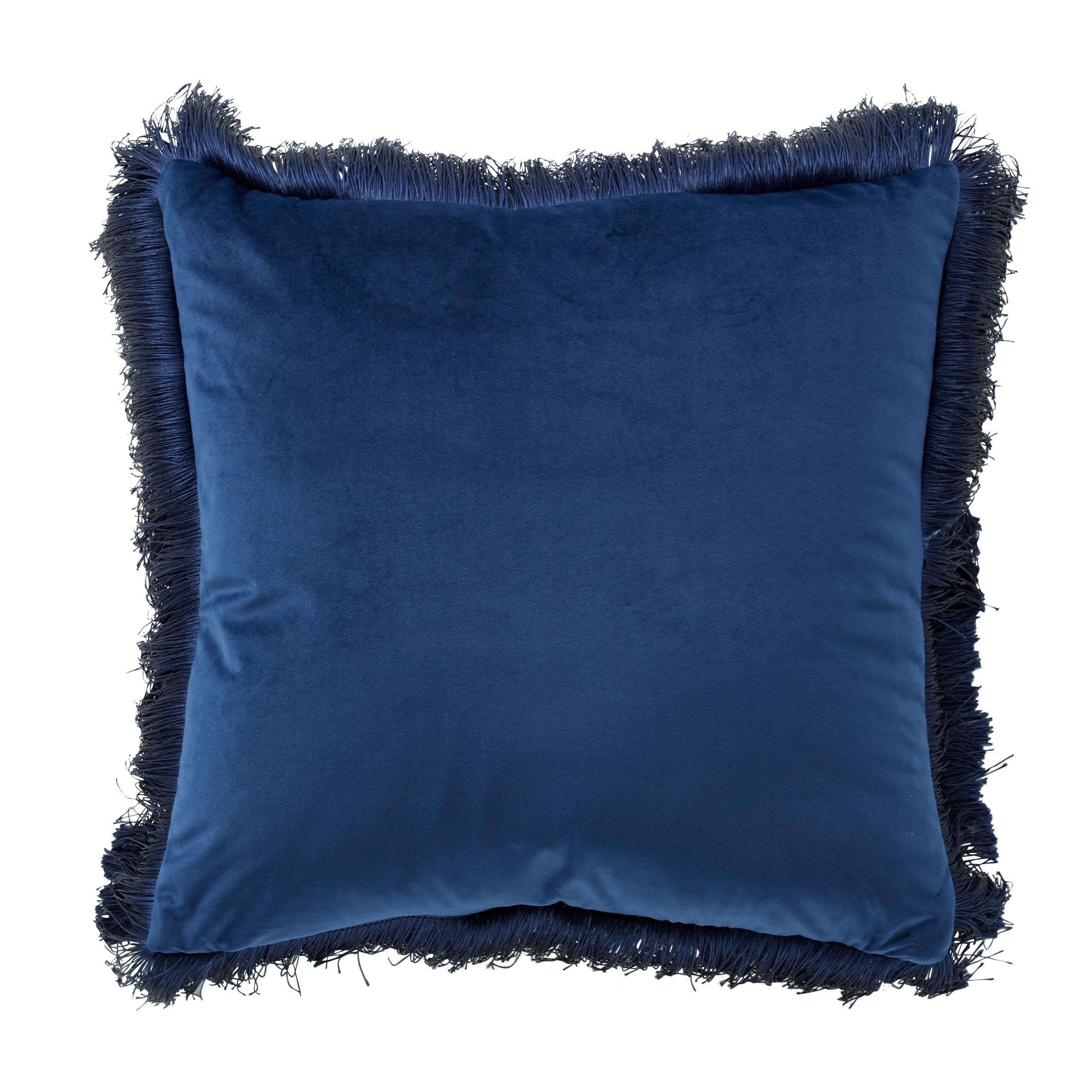 Blue Fabric  Pillow Decorative, 20" x 20" x 7"