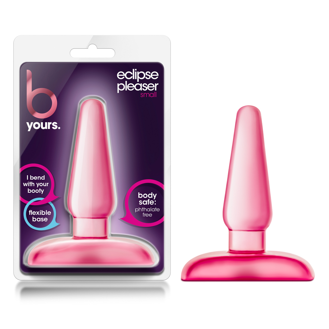 Blush B Yours Eclipse Pleaser Pink 4.25-Inch Anal Plug