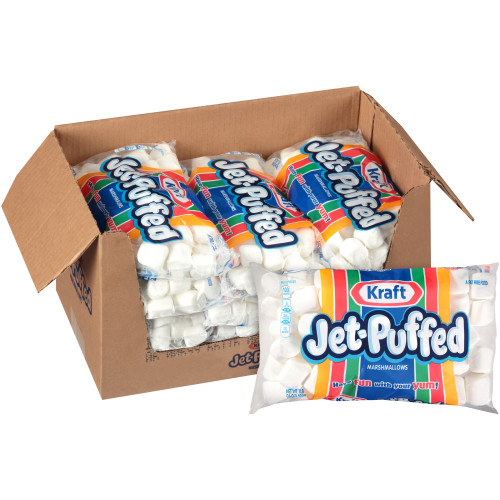  JET-PUFFED Regular Marshmallows, 16 oz. Bag (Pack of 12) 