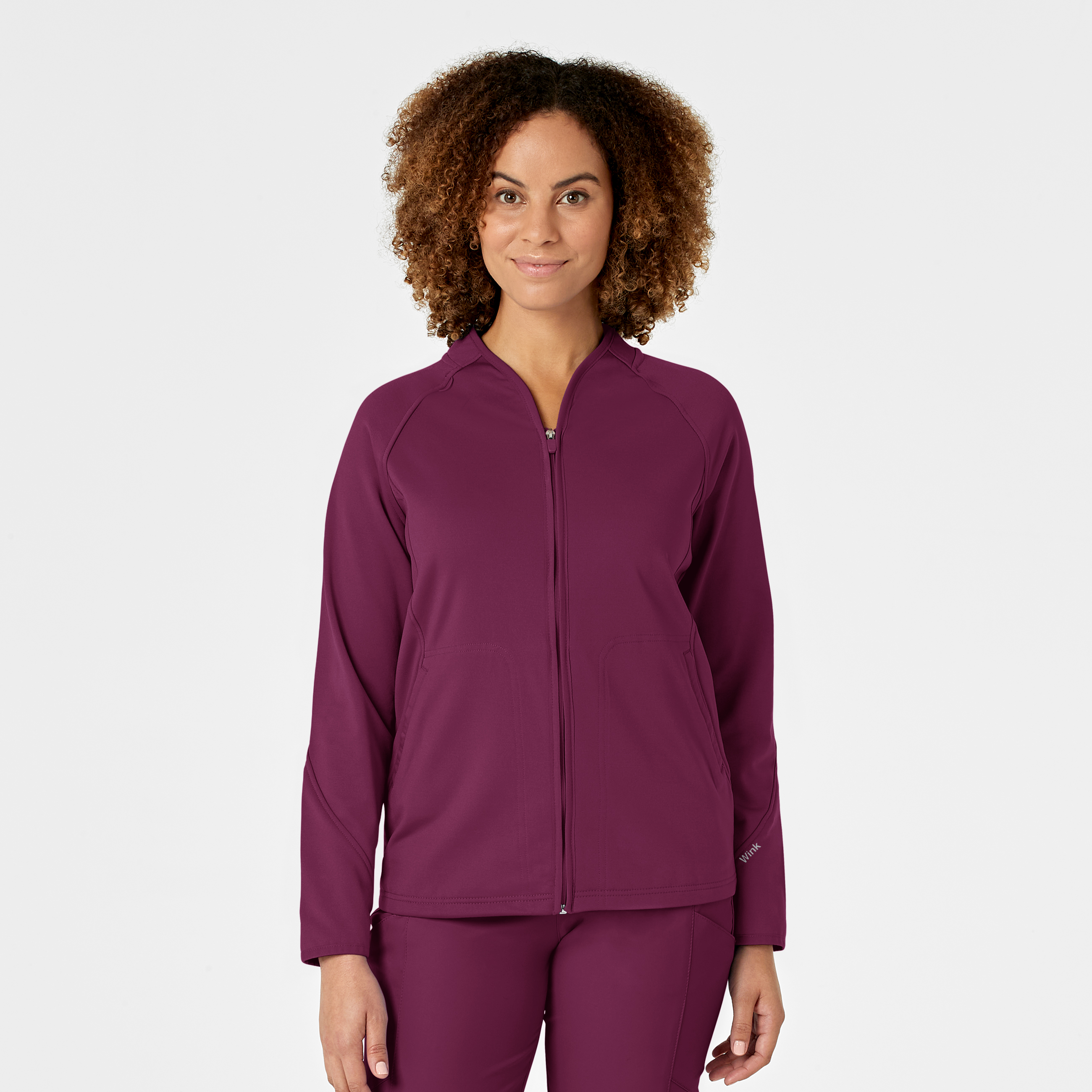 Women&#39;s Fleece Full Zip Jacket-Wonder Wink