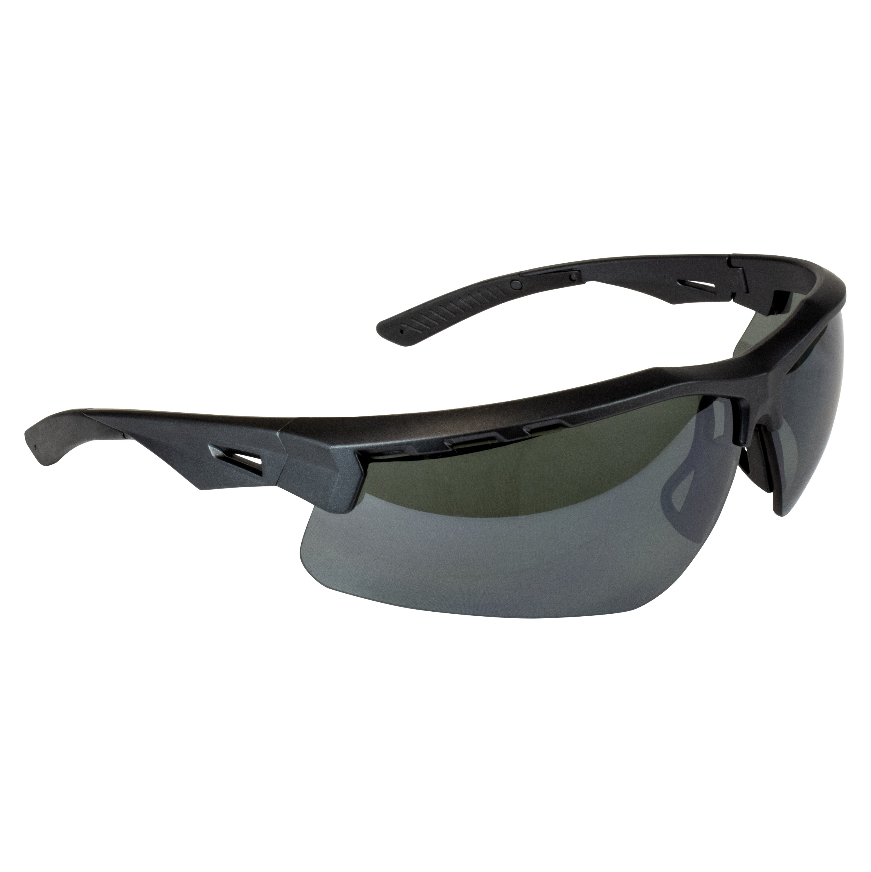 Thraxus Safety Eyewear- Black Metal Frame - Smoke Polarized Lens