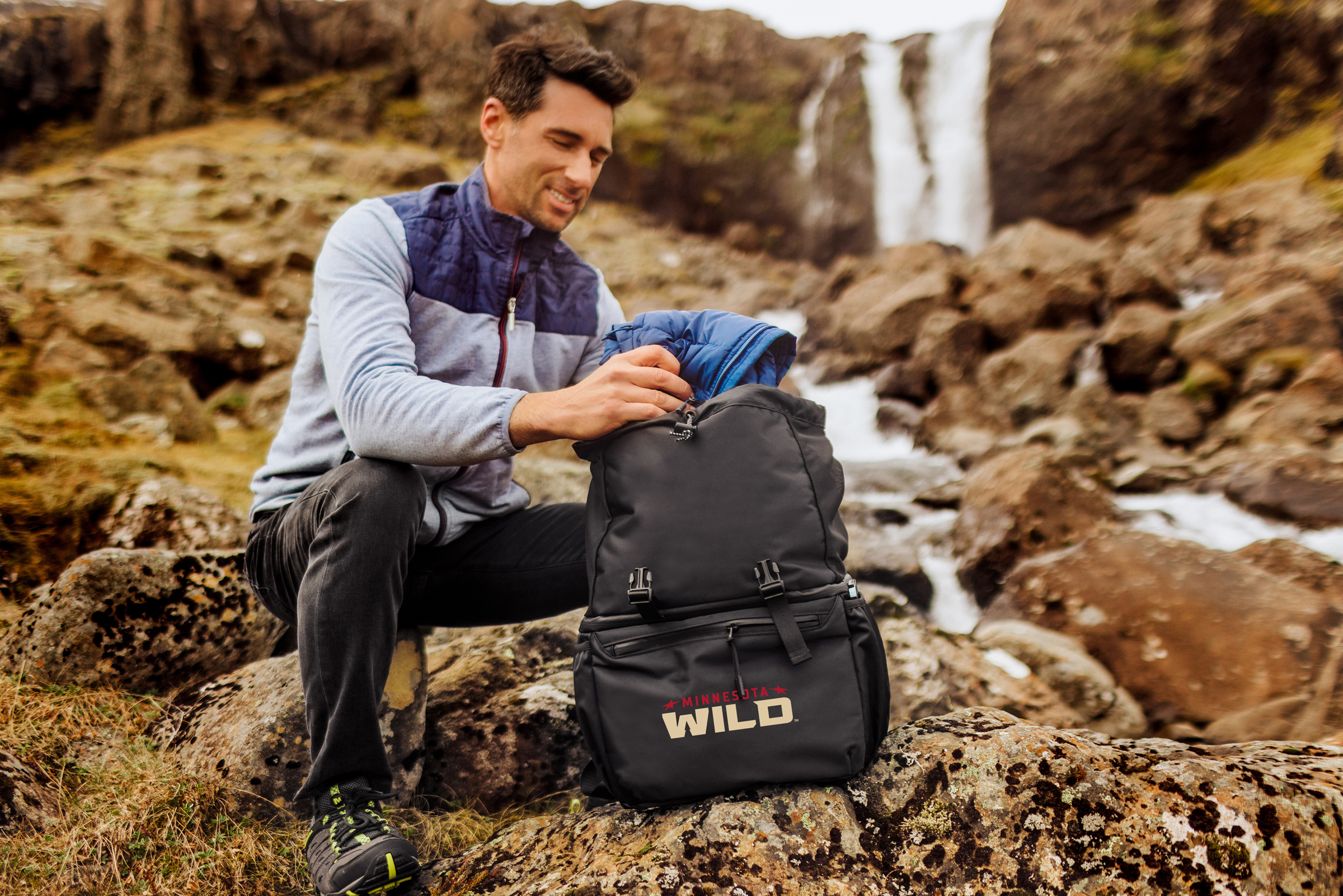 Minnesota Wild - Tarana Recycled Backpack Cooler