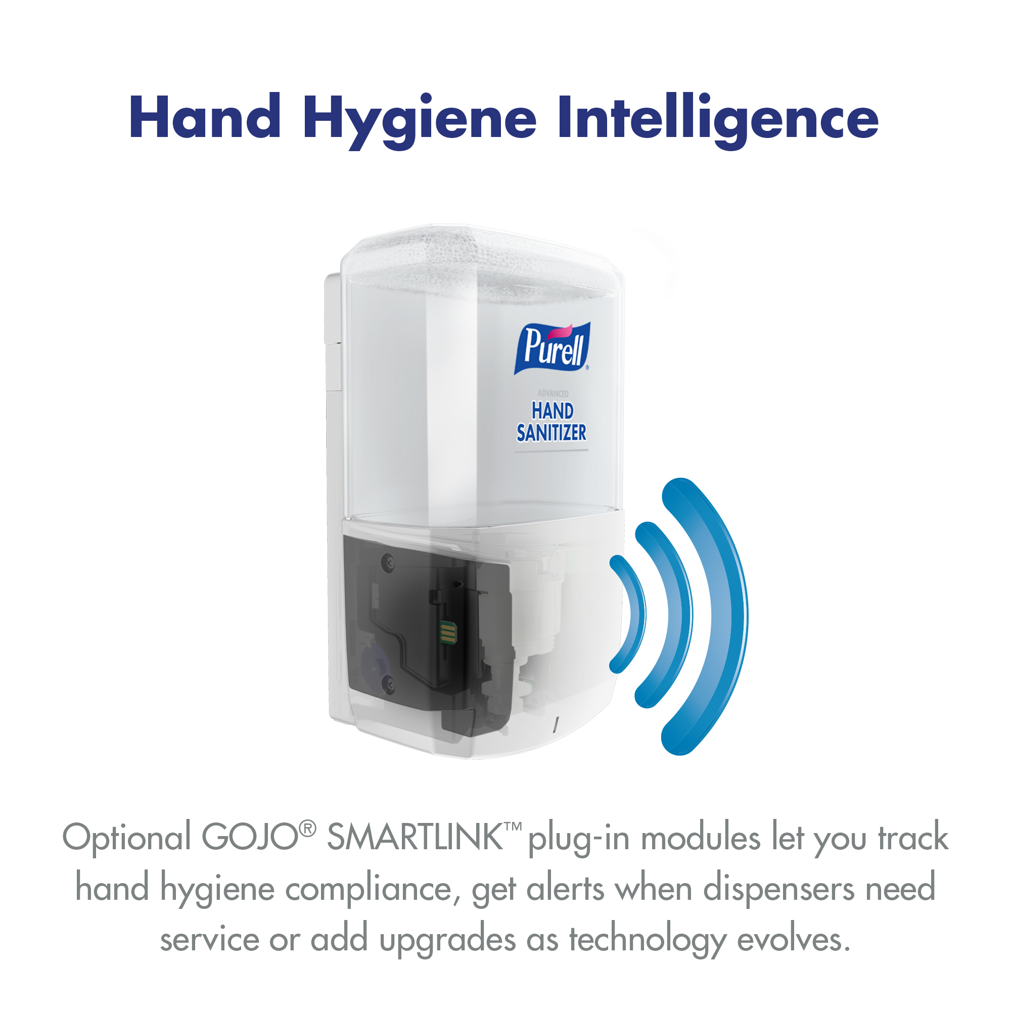 Picture of PURELL Sanitizer Dispenser , Es8 Touch Free Hand , Plastic, 1200 Ml, Gray (GOJ772401)