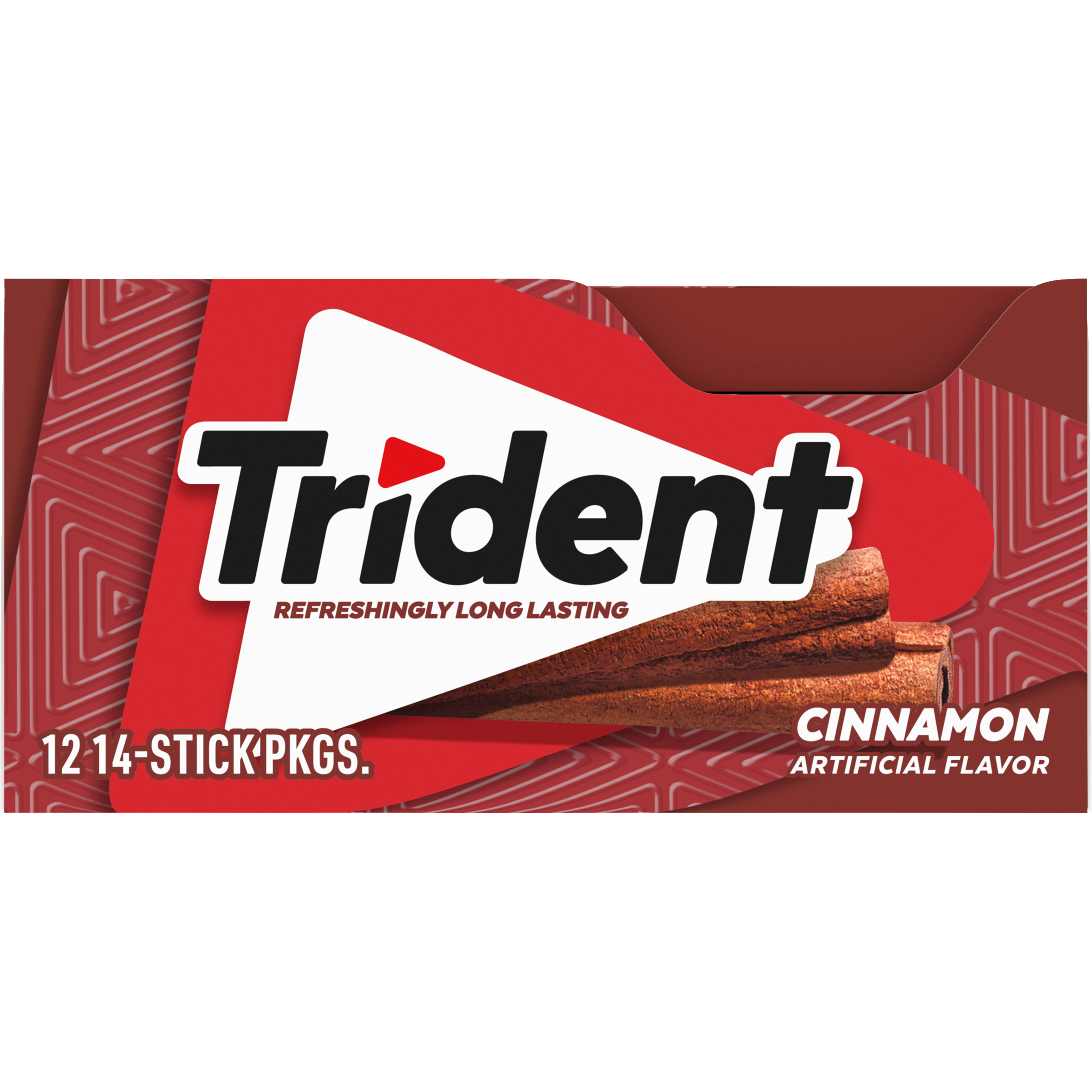 Trident Cinnamon Sugar Free Gum, 12 Packs of 14 Pieces (168 Total Pieces)-thumbnail-2