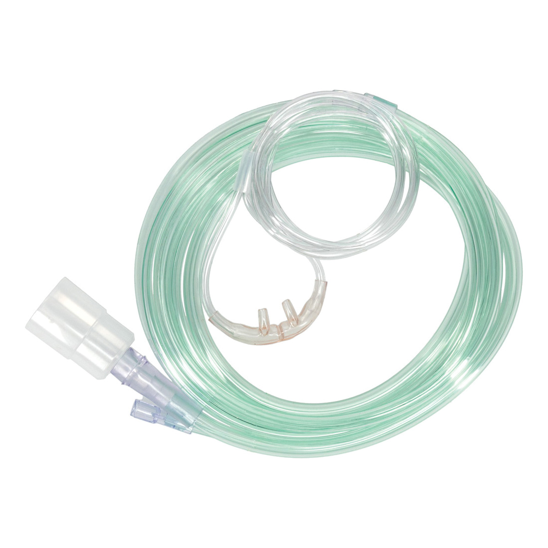 Pediatric Dual Nasal Cannula, CO2/O2, 7' Tubing Female