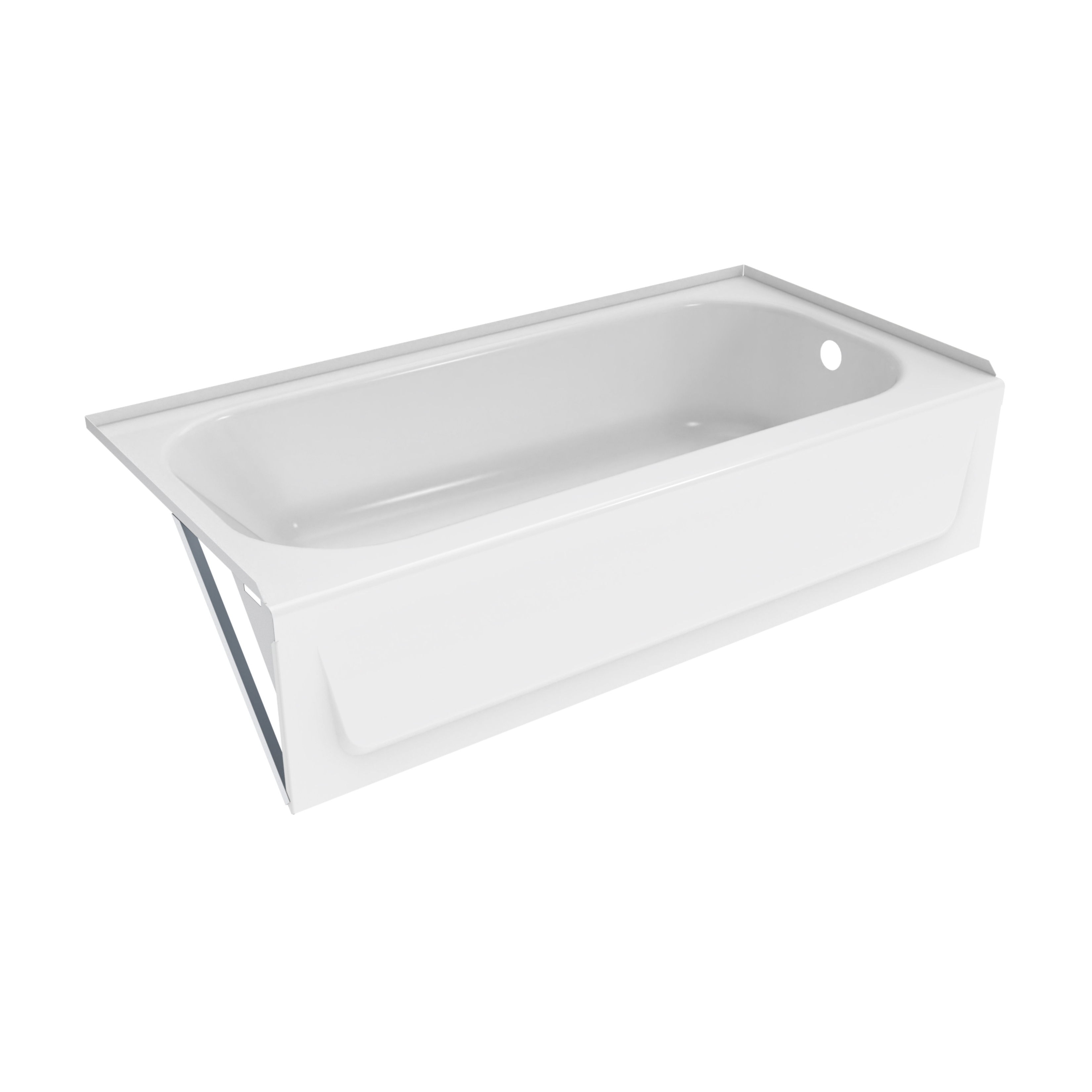 Aloha 6030 Porcelain Enamel Alcove Bathtub In view 14
